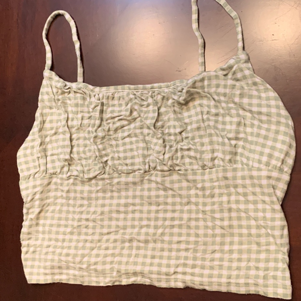PAC crop top. 95% Rayon 5% Spandex blend